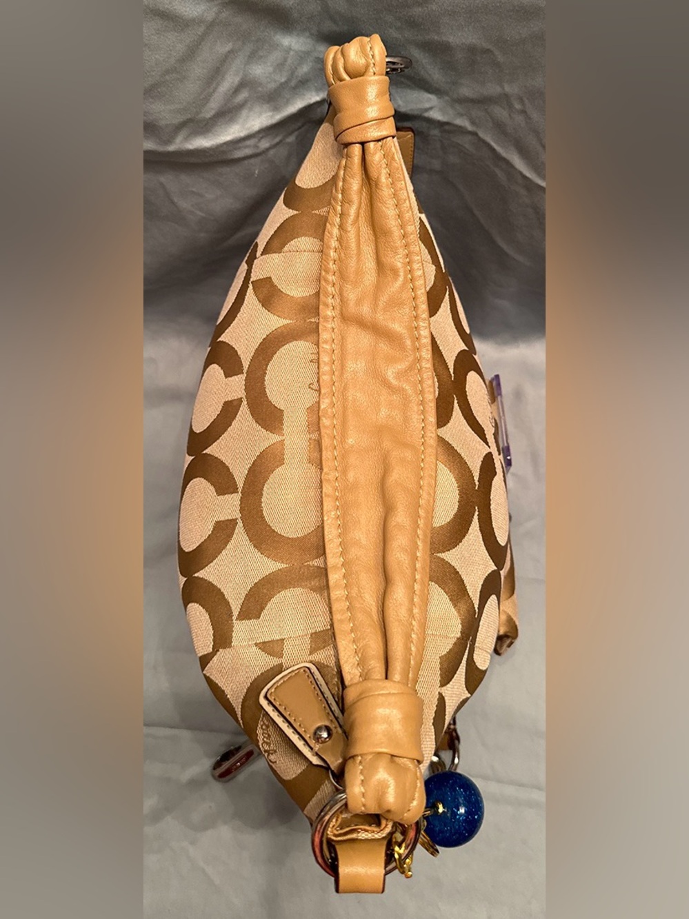 Coach Kristin Signature Op Art Hobo / Shoulder Bag - Picture 5 of 15